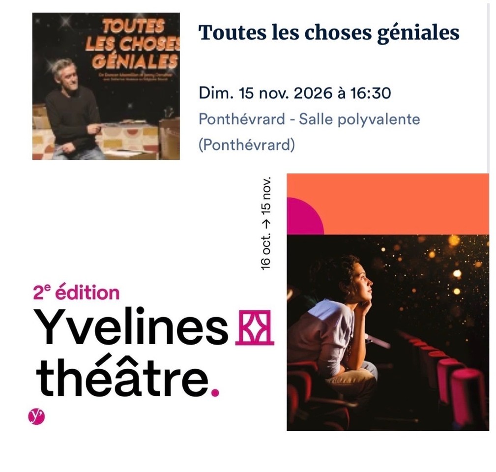 Spectacle : Toutes les choses géniales Image 1