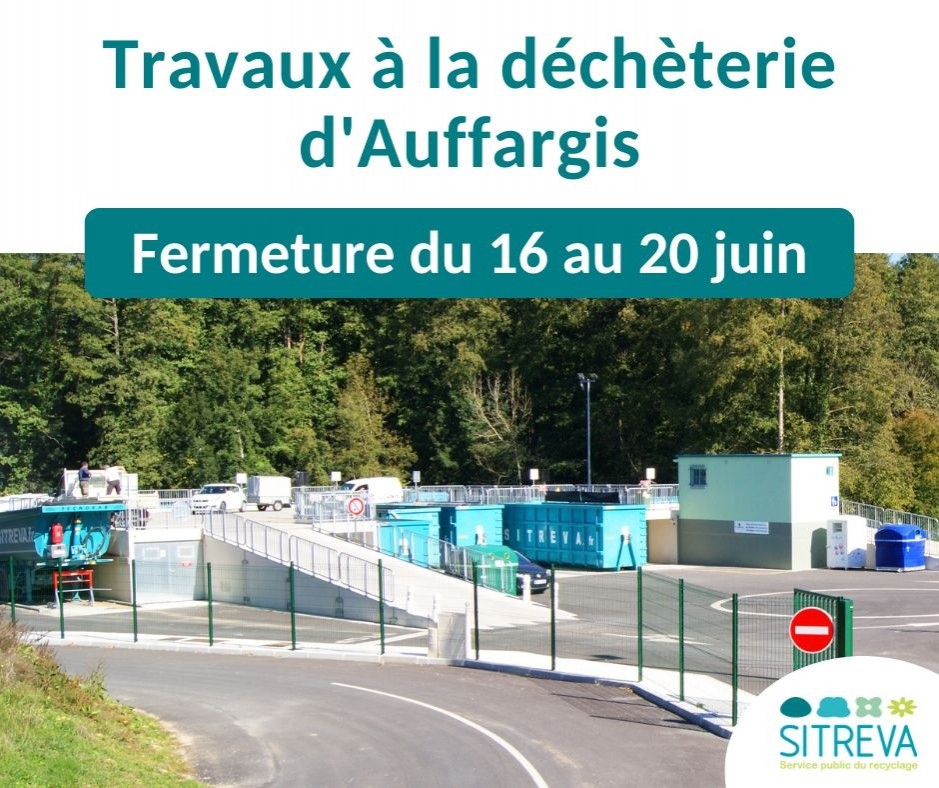 Fermeture déchetterie Auffargis Image 1