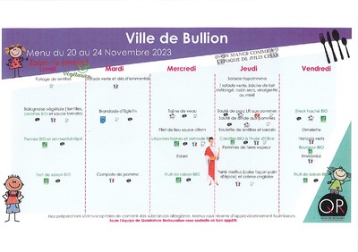 Menus du 06 novembre 2023 au 05 janvier 2024 Image 4